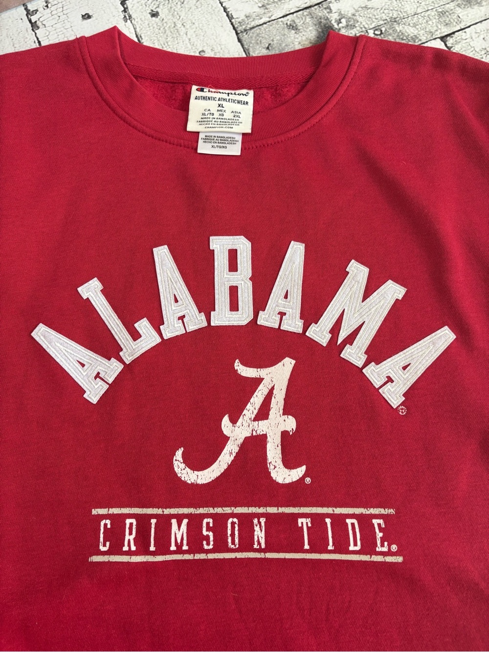 Champion Alabama Crimson Tide Crewneck Sweatshirt Men’s XL Crimson